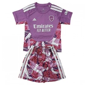 Camisolas Arsenal Guarda Redes Criança Roxo 2026-27 Manga Curta