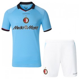 Camisolas Feyenoord Rotterdam Criança 2º Equipamento Alternativa 2026-27 Manga Curta