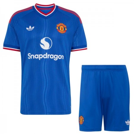 Camisolas Manchester United Criança 2º Equipamento Alternativa 2026-27 Manga Curta