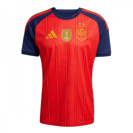 Camisolas Espanha 2 Stars 1º Equipamento Principal World Cup 2026 Manga Curta Camisolas Espanha 2 Stars 1º Equipamento Principal World Cup 2026 Manga Curta
