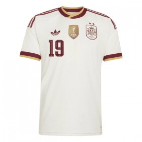 Camisolas Espanha 2 Stars Lamine Yamal 19 2º Equipamento Alternativa World Cup 2026 Manga Curta