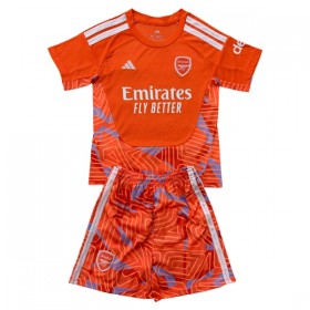 Camisolas Arsenal Guarda Redes Criança Laranja 2026-27 Manga Curta