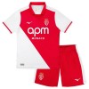Camisolas AS Monaco Criança 1º Equipamento Principal 2026-27 Manga Curta Camisolas AS Monaco Criança 1º Equipamento Principal 2026-27 Manga Curta