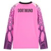 Camisolas Borussia Dortmund Guarda Redes 2º Equipamento Alternativa Rosa 2026-27 Manga Comprida