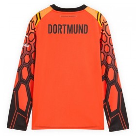 Camisolas Borussia Dortmund Guarda Redes Criança 1º Equipamento Principal Laranja 2026-27 Manga Comprida