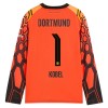 Camisolas Borussia Dortmund Kobel 1 Guarda Redes 1º Equipamento Principal Laranja 2026-27 Manga Comprida Camisolas Borussia Dortmund Kobel 1 Guarda Redes 1º Equipamento Principal Laranja 2026-27 Manga Comprida