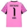 Camisolas Borussia Dortmund Kobel 1 Guarda Redes 2º Equipamento Alternativa Rosa 2026-27 Manga Curta