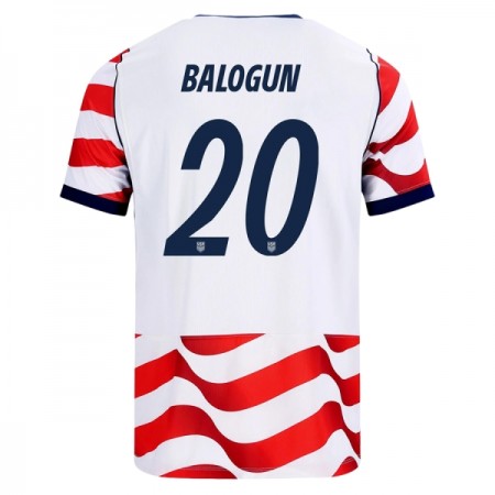 Camisolas Estados Unidos Balogun 20 1º Equipamento Principal World Cup 2026 Manga Curta Camisolas Estados Unidos Balogun 20 1º Equipamento Principal World Cup 2026 Manga Curta