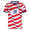 Camisolas Estados Unidos Balogun 20 1º Equipamento Principal World Cup 2026 Manga Curta