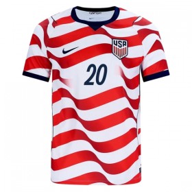 Camisolas Estados Unidos Balogun 20 1º Equipamento Principal World Cup 2026 Manga Curta