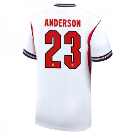 Camisolas Inglaterra Elliot Anderson 23 1º Equipamento Principal World Cup 2026 Manga Curta Camisolas Inglaterra Elliot Anderson 23 1º Equipamento Principal World Cup 2026 Manga Curta