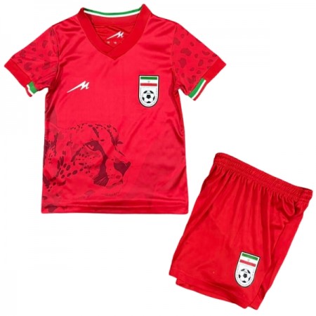 Camisolas Irão Criança 2º Equipamento Alternativa World Cup 2026 Manga Curta Camisolas Irão Criança 2º Equipamento Alternativa World Cup 2026 Manga Curta