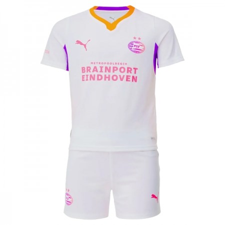 Camisolas PSV Eindhoven Criança 2º Equipamento Alternativa 2026-27 Manga Curta Camisolas PSV Eindhoven Criança 2º Equipamento Alternativa 2026-27 Manga Curta