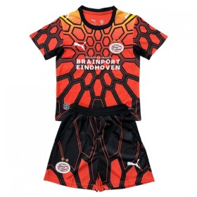 Camisolas PSV Eindhoven Guarda Redes Criança Laranja 2026-27 Manga Curta