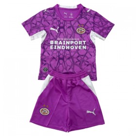 Camisolas PSV Eindhoven Guarda Redes Criança Roxo 2026-27 Manga Curta