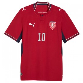 Camisolas República Checa Schick 10 1º Equipamento Principal World Cup 2026 Manga Curta
