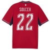 Camisolas República Checa Soucek 22 1º Equipamento Principal World Cup 2026 Manga Curta Camisolas República Checa Soucek 22 1º Equipamento Principal World Cup 2026 Manga Curta
