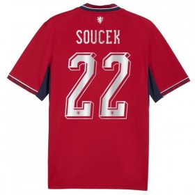 Camisolas República Checa Soucek 22 1º Equipamento Principal World Cup 2026 Manga Curta