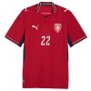 Camisolas República Checa Soucek 22 1º Equipamento Principal World Cup 2026 Manga Curta