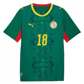 Camisolas Senegal Sarr 18 2º Equipamento Alternativa World Cup 2026 Manga Curta