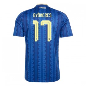 Camisolas Suécia Gyokeres 17 2º Equipamento Alternativa World Cup 2026 Manga Curta