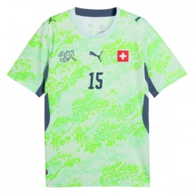 Camisolas Suíça Djibril Sow 15 2º Equipamento Alternativa World Cup 2026 Manga Curta