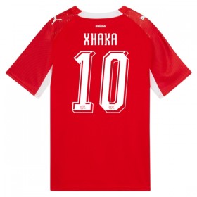 Camisolas Suíça Granit Xhaka 10 1º Equipamento Principal World Cup 2026 Manga Curta