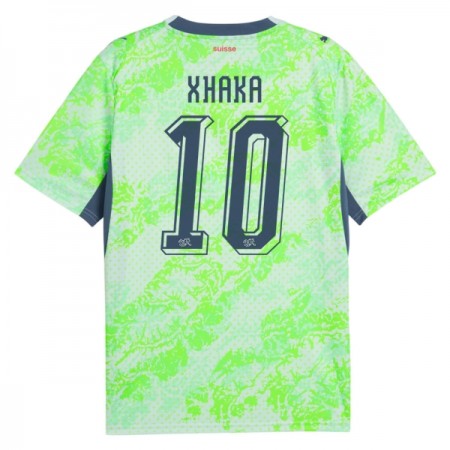 Camisolas Suíça Granit Xhaka 10 2º Equipamento Alternativa World Cup 2026 Manga Curta Camisolas Suíça Granit Xhaka 10 2º Equipamento Alternativa World Cup 2026 Manga Curta