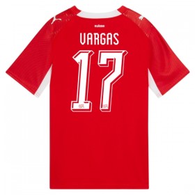 Camisolas Suíça Vargas 17 1º Equipamento Principal World Cup 2026 Manga Curta