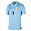 Camisolas Uruguai Federico Valverde 15 1º Equipamento Principal World Cup 2026 Manga Curta