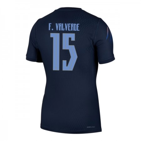 Camisolas Uruguai Federico Valverde 15 2º Equipamento Alternativa World Cup 2026 Manga Curta