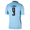 Camisolas Uruguai Luis Suarez 9 1º Equipamento Principal World Cup 2026 Manga Curta Camisolas Uruguai Luis Suarez 9 1º Equipamento Principal World Cup 2026 Manga Curta