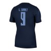 Camisolas Uruguai Luis Suarez 9 2º Equipamento Alternativa World Cup 2026 Manga Curta Camisolas Uruguai Luis Suarez 9 2º Equipamento Alternativa World Cup 2026 Manga Curta