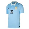 Camisolas Uruguai Maximiliano Araujo 20 1º Equipamento Principal World Cup 2026 Manga Curta