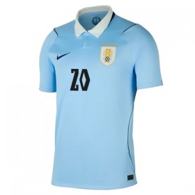 Camisolas Uruguai Maximiliano Araujo 20 1º Equipamento Principal World Cup 2026 Manga Curta