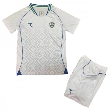 Camisolas Uzbekistan Criança 2º Equipamento Alternativa World Cup 2026 Manga Curta