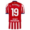 Camisolas Atlético Madrid J. Alvarez 19 1º Equipamento Principal 2026-27 Manga Curta Camisolas Atlético Madrid J. Alvarez 19 1º Equipamento Principal 2026-27 Manga Curta