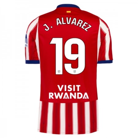 Camisolas Atlético Madrid J. Alvarez 19 1º Equipamento Principal 2026-27 Manga Curta Camisolas Atlético Madrid J. Alvarez 19 1º Equipamento Principal 2026-27 Manga Curta