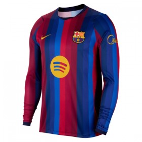 Camisolas FC Barcelona 1º Equipamento Principal 2026-27 Manga Comprida