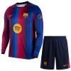 Camisolas FC Barcelona Criança 1º Equipamento Principal 2026-27 Manga Comprida Camisolas FC Barcelona Criança 1º Equipamento Principal 2026-27 Manga Comprida