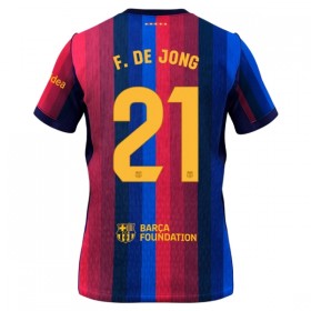 Camisolas FC Barcelona Frenkie de Jong 21 1º Equipamento Principal 2026-27 Manga Curta