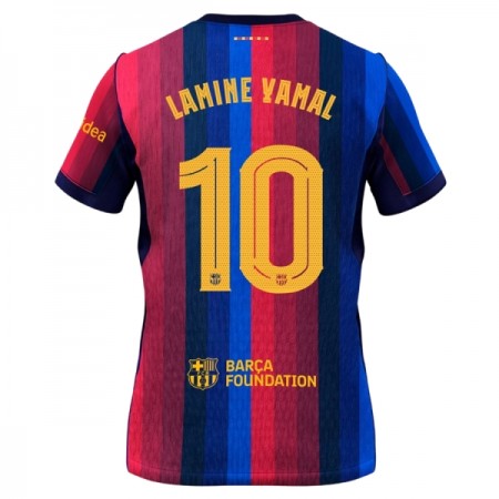 Camisolas FC Barcelona Lamine Yamal 10 1º Equipamento Principal 2026-27 Manga Curta