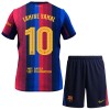 Camisolas FC Barcelona Lamine Yamal 10 Criança 1º Equipamento Principal 2026-27 Manga Curta