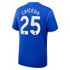 Camisolas Chelsea Caicedo 25 Criança 1º Equipamento Principal 2026-27 Manga Curta