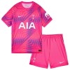 Camisolas Tottenham Hotspur Guarda Redes Criança 1º Equipamento Principal Rosa 2026-27 Manga Curta