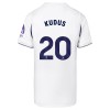 Camisolas Tottenham Hotspur Kudus 20 1º Equipamento Principal 2026-27 Manga Curta Camisolas Tottenham Hotspur Kudus 20 1º Equipamento Principal 2026-27 Manga Curta