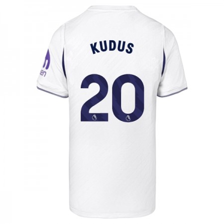 Camisolas Tottenham Hotspur Kudus 20 1º Equipamento Principal 2026-27 Manga Curta Camisolas Tottenham Hotspur Kudus 20 1º Equipamento Principal 2026-27 Manga Curta