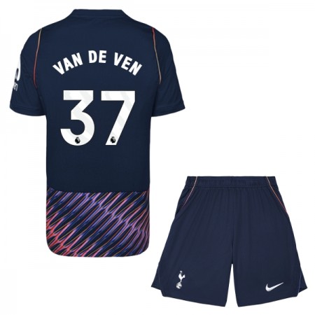 Camisolas Tottenham Hotspur Van De Ven 37 Criança 2º Equipamento Alternativa 2026-27 Manga Curta Camisolas Tottenham Hotspur Van De Ven 37 Criança 2º Equipamento Alternativa 2026-27 Manga Curta