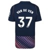 Camisolas Tottenham Hotspur Van De Ven 37 Criança 2º Equipamento Alternativa 2026-27 Manga Curta