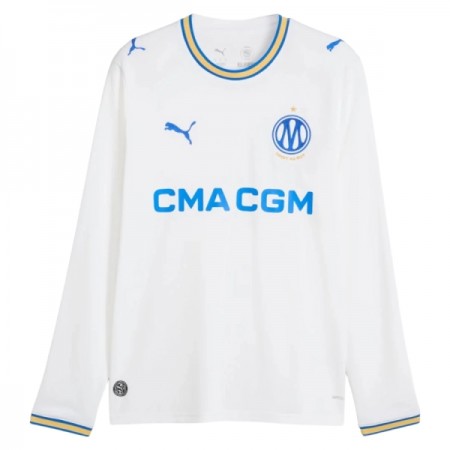 Camisolas Olympique de Marseille 1º Equipamento Principal 2026-27 Manga Comprida Camisolas Olympique de Marseille 1º Equipamento Principal 2026-27 Manga Comprida